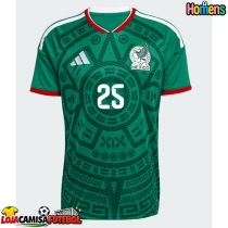 Camisa de Futebol México Roberto Alvarado #25 Equipamento Principal Mundo 2026 Manga Curta